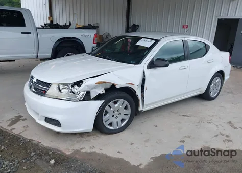 2014 Dodge Avenger Se from USA, damaged, VIN 1C3CDZAB3EN200228